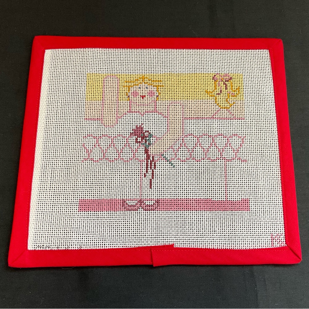 Ballerine Painted Needlepoint Canvas, Craft Supply, Schenkel Design CP144